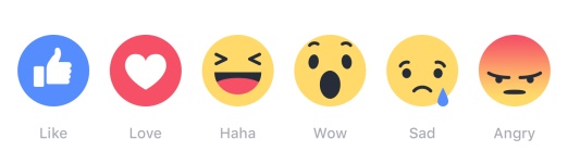 facebook reactions